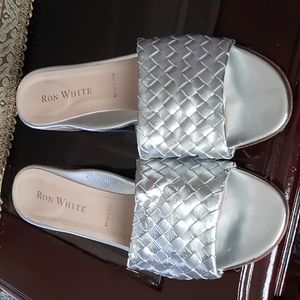 Ron white sandals